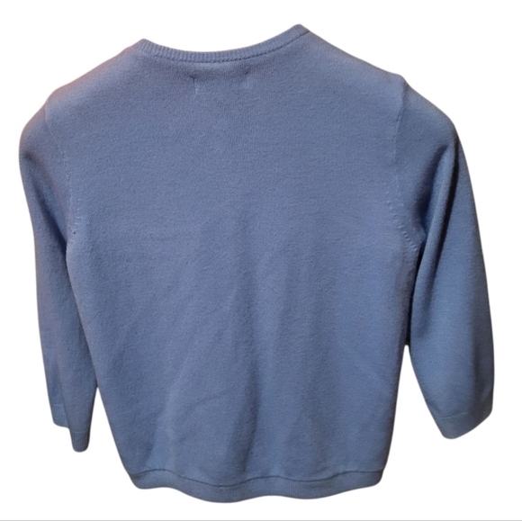 Vintage Y2K Light Blue Button Up Cardigan Size Small - Picture 2 of 5